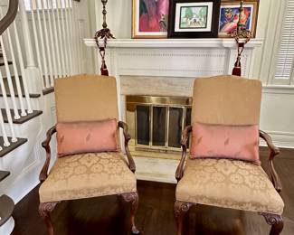 Pair of Council chairs by the Texas Company.
