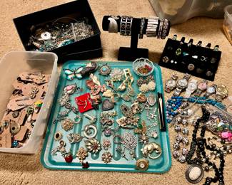 Vintage Costume Jewelry-There’s a lot more than what’s in the photo!