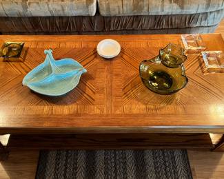 Vintage Ashtrays, Anchor Hocking Chip and Dip Set