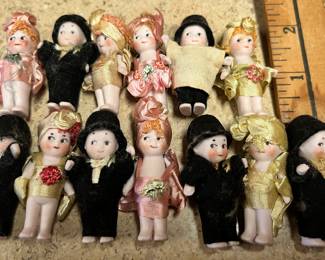 Vintage Frozen Charlotte Bisque Dolls