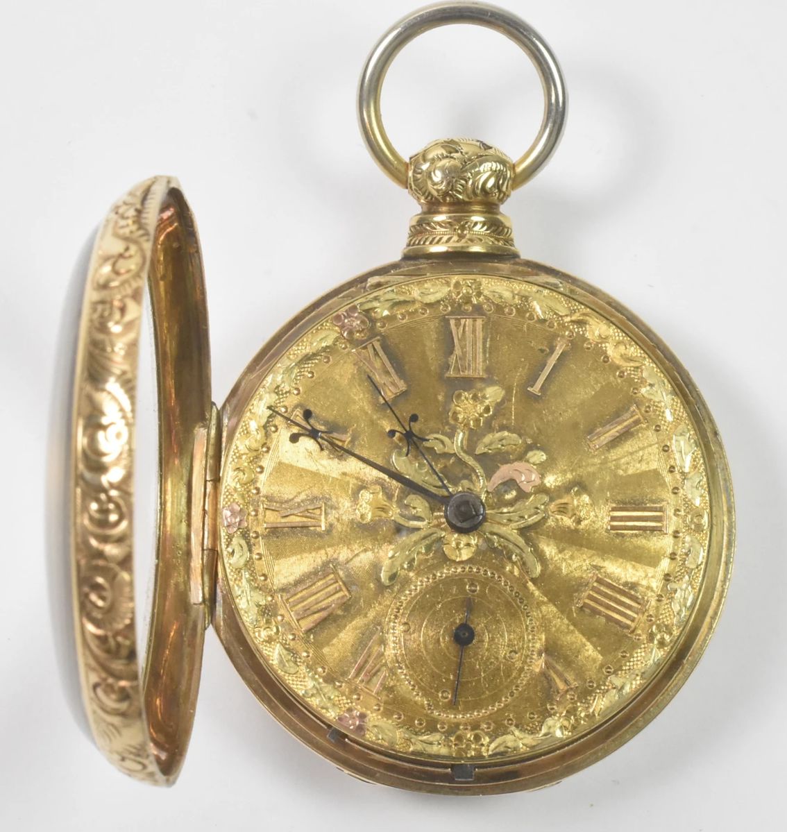 14k English Pocket Watch, Johnson, Liverpool, KW