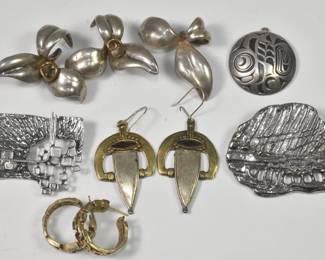 Modernist Jewelry Group, Sterling