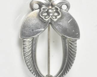 Georg Jensen Pin Brooch Cactus Flower