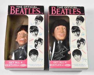 John Lennon and Ringo Star Figures in Original Box