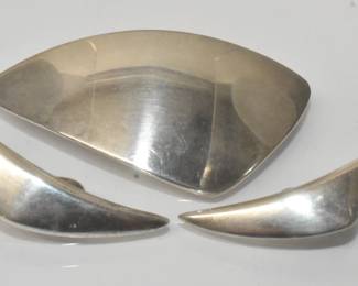 AARE Krogh Sterling Earrings / Brooch