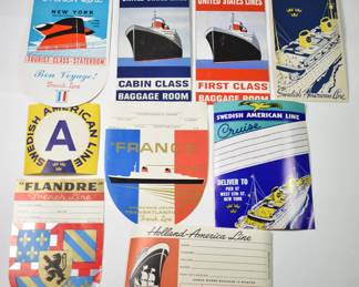 Vintage Luggage and Baggage Tags