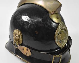 Vintage German Fire Helmet