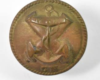 Civil War Era Confederate Navy Button, "CN"