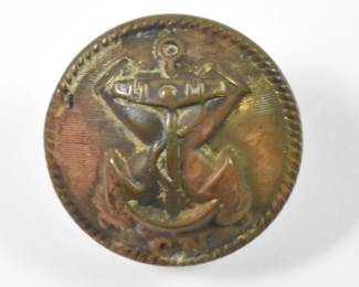 Civil War Era Confederate Navy Button, "CN"