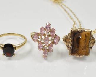 10k Gold Group Of Jewelry