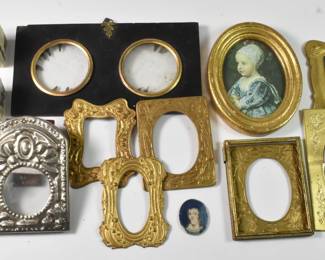 Vintage Photo Frames and Metal Mats