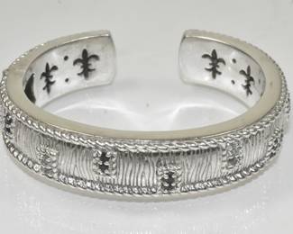 Judith Ripka Hinged Bracelet, 925
