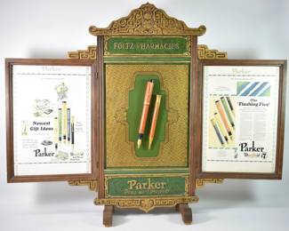Parker Pen Counter Display Advertisement
