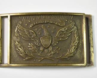 Civil War Buckle with Eagle
