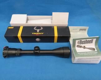 Lot 401. Bushnell Trophy XLT 3-9 x 40 scope.&nbsp; New in the box.