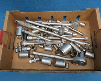 Lot 332. Sockets and Ratchets: Blackhawk, Speed Master, Challenger, Craftsman and More