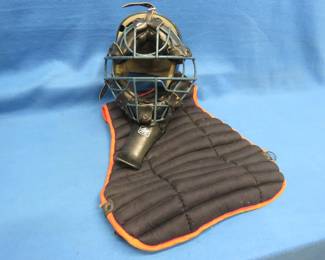 Lot 160. Small/Medium Catchers Helmet and Chest Protection