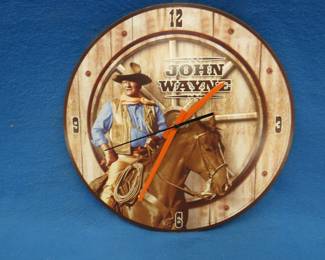 Lot 70. Hey Pilgrim I think you should bid on this battery-operated clock.&nbsp; 13 1/2" in diameter.
