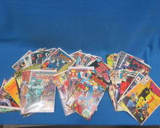Lot 386. Marvel, DC, Valiant, and Image Comic Books Including Cable, Pitt, Superman, Silver Surfer, Batman, a