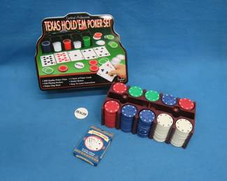 Lot 208. Texas Hold Em Set