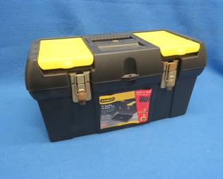 Lot 287. Plastic Toolbox with Electrical Tools and Hardware
