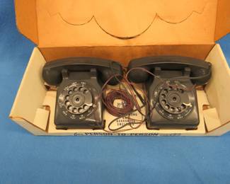 Lot 40. Pair of vintage point-to-point phone systems in original boxes