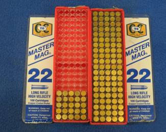 Lot 146. 125 Master Mag 22 LR rounds