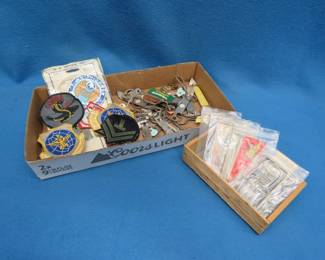 Lot 288. Military Patches, Matchbooks, and Church Keys