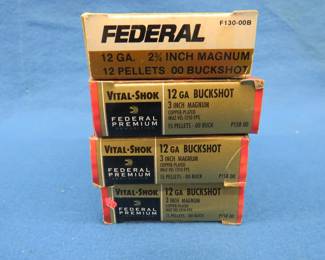 Lot 123. Federal 12 gauge buckshot