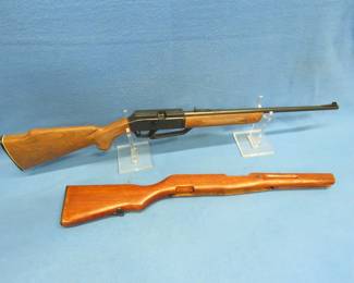 Lot 329. SKS/Type 56 Wood Stock and Daisy Model 880 Pellet/BB Gun, Needs New Gasket