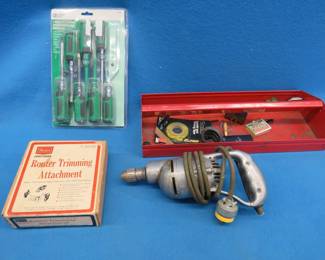 Lot 72. Cummins drill, screwdriver set, and more