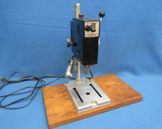 Lot 225. Shopmate 3/8" Drill Press.  Works good.