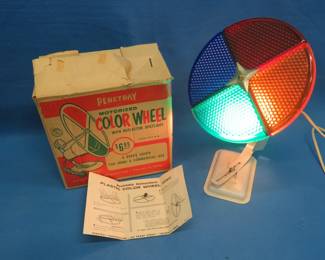 Lot 47. Penetray Motorized Color Wheel and Box, Tested and Working