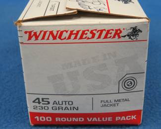 Lot 147. Approx. 75 Winchester 45 Auto rounds