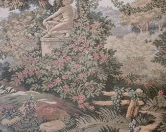 Vintage scenic tapestry