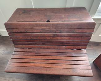Antique school desk