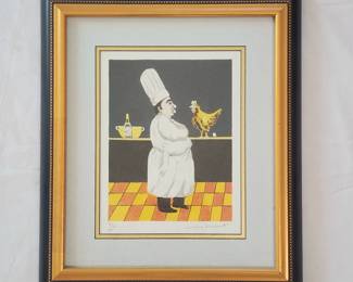 Guy Buffet signed/numbered lithograph