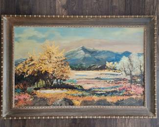 Large original oil landscape