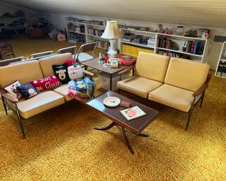 Mid century settees