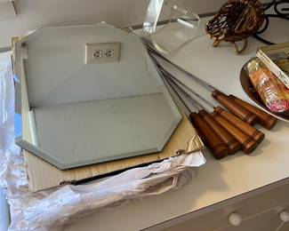 Set of mirrored placemats