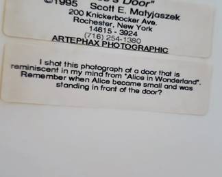 "Alice's Door" Scott Matyjaszek Artephax Photographic