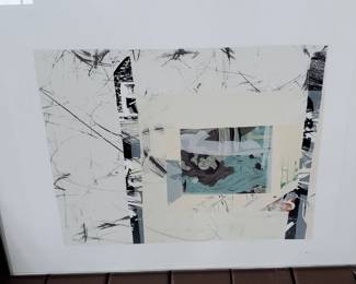 "Tsubasa" screenprint by Nancy Campbell