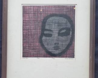 Signed and numbered silkscreen 1969