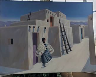 NATIVE AMERICAN PUEBLO ARTWORK BY DEBORAH HIAH