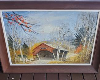 "Covered Bridge" by R.G. Packer