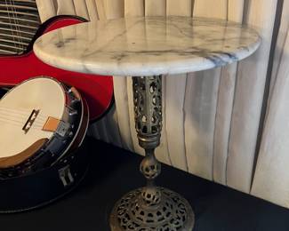 Small marble top stand 