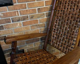 Hickory Bark bottom rocker 