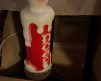 Small blow mold candle 