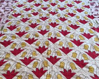 Printed material quilt 