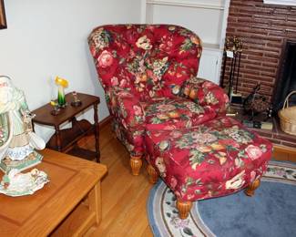 Chair with Ottoman